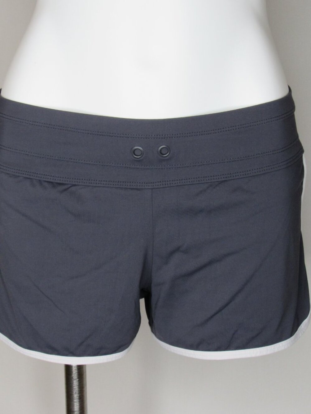 Athleta Gray Kata Swim Shorts Women's M Medium - Picture 5 of 8